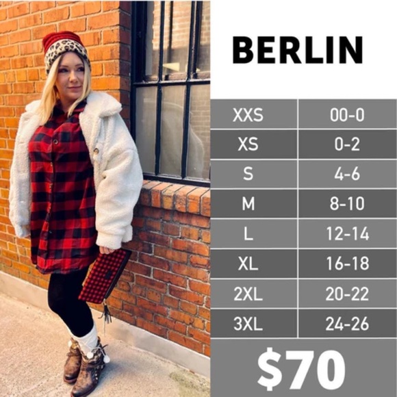 Berlin Lularoe jacket - Picture 7 of 8